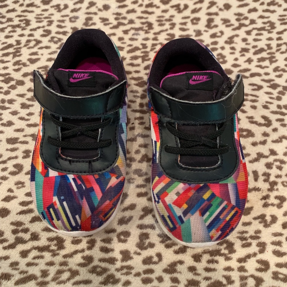 Nike rainbow Velcro sneakers